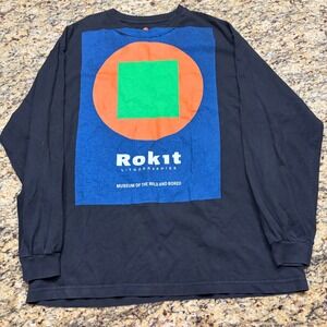 Rokit Lithographies Museum of the Wild and Bored Long Sleeve T-Shirt Black XL ws